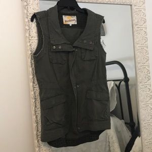 Distressed Cargo Vest